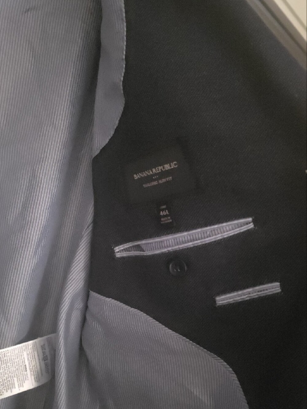 Banana Republic Navy Single-Breasted Blazer - Picture 2 of 14